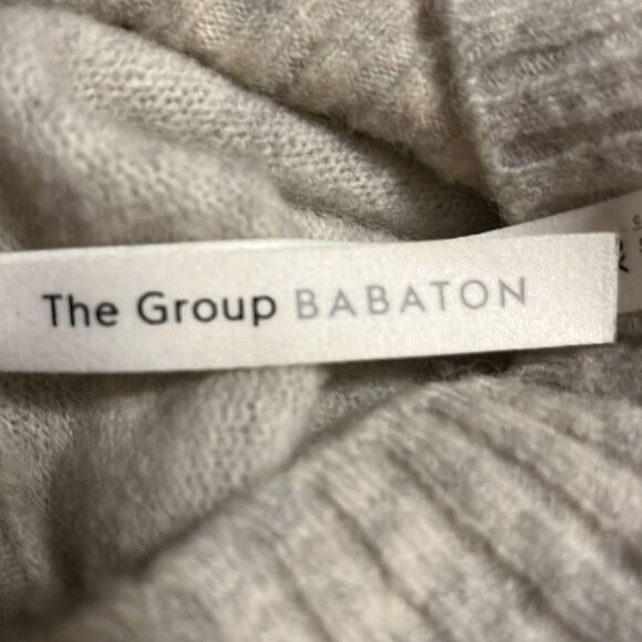 The Group Babaton light grey wool cashmere/nylon blend longsleeved turtleneck XS - Picture 2 of 7
